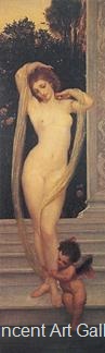 Venus and Cupid by Frederick  Leighton