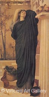 Electra at the Tomb of Agamemnon by Frederick  Leighton