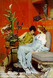 Confidences by Lawrence  Alma-Tadema