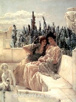 Whispering Noon by Lawrence  Alma-Tadema