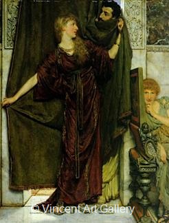 Not at Home by Lawrence  Alma-Tadema