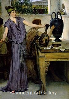 Pottery Painting by Lawrence  Alma-Tadema