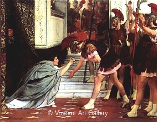 Proclaiming Claudius Emperor by Lawrence  Alma-Tadema