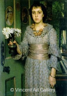 Portrait of Anne Alma-Tadema by Lawrence  Alma-Tadema
