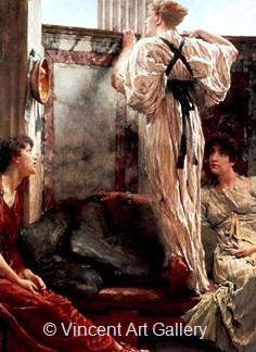Who is it? by Lawrence  Alma-Tadema