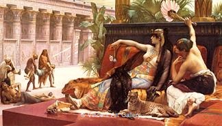 Cleopatra testing Poisons on the Condemmed Prisoners by Alexandre  Cabanel