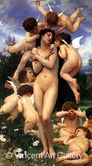 The Return of Spring by W.A.  Bouguereau