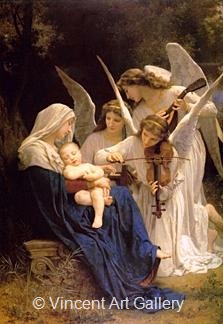 Song of the Angels by W.A.  Bouguereau