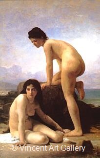The Bathers by W.A.  Bouguereau