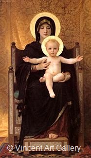 Virgin and Child by W.A.  Bouguereau