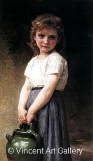 Going to the Well by W.A.  Bouguereau