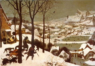 Hunters in the Snow by Pieter  Bruegel the Elder