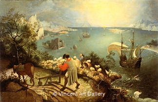 The Fall of Icarus by Pieter  Bruegel the Elder