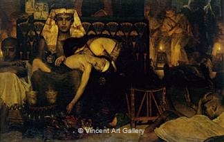 The Death of the First-Born by Lawrence  Alma-Tadema
