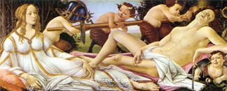 Venus and Mars by Sandro  Botticelli