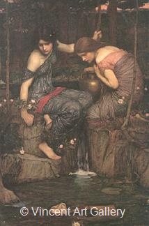 Nymphs finding the Head of Orpheus by J.W.  Waterhouse