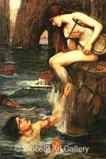 The Siren by J.W.  Waterhouse