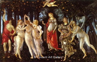 La Primavera (The Spring) by Sandro  Botticelli