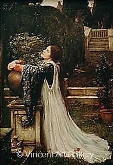 Isabella and the Pot of Basil by J.W.  Waterhouse