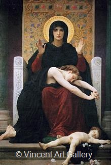 Virgin of Consolation by W.A.  Bouguereau