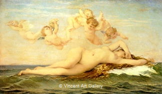 Birth of Venus by Alexandre  Cabanel