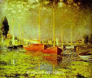 Sailing Boats by Claude  Monet