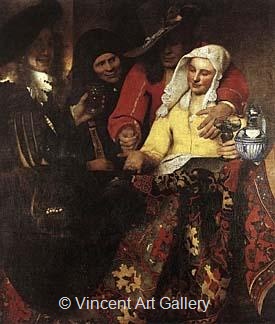 The Procuress by Johannes  Vermeer