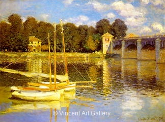 The Bridge of Argenteuil by Claude  Monet