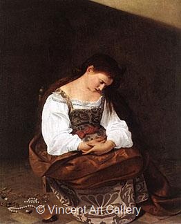 Magdalene by Michelangelo M. de Caravaggio