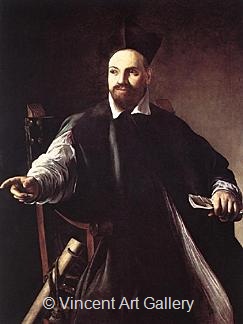 Portrait of Maffeo Barberini by Michelangelo M. de Caravaggio