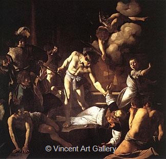 The Martyrdom of St. Matthew by Michelangelo M. de Caravaggio