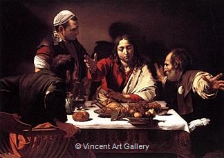 Supper at Emmaus by Michelangelo M. de Caravaggio
