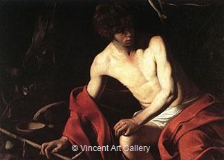 St. John the Baptist by Michelangelo M. de Caravaggio
