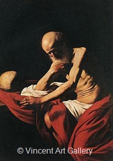St. Jerome by Michelangelo M. de Caravaggio