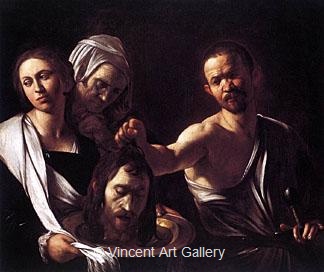 Salome with the Head of St. John the Baptist by Michelangelo M. de Caravaggio