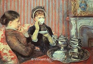 The Cup of Thea by Mary  Cassatt