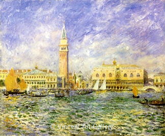 Venice, The Doge's Palace by Pierre-Auguste  Renoir