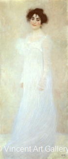 Portrait Serena Lederer by Gustav  Klimt