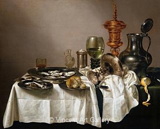 Still Life with Gilt Cup by Willem  Claesz Heda