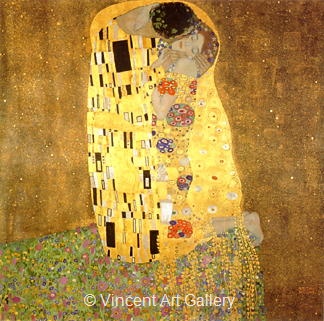 The Kiss by Gustav  Klimt