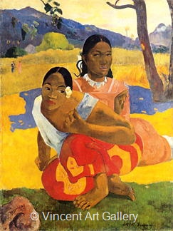 When Will You Marry (Nafea Faa Ipoipo?) by Paul  Gauguin