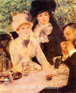 The End of the Lunch by Pierre-Auguste  Renoir