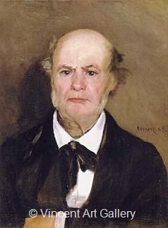 Portrait of the Artist's Father by Pierre-Auguste  Renoir