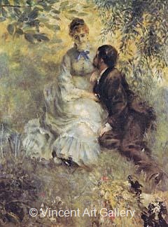 The Lovers by Pierre-Auguste  Renoir