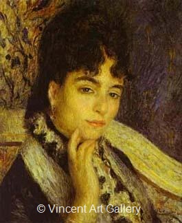 Madame Alphonse Daudet by Pierre-Auguste  Renoir