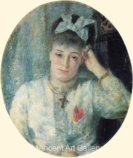 Portrait of Marie Murer by Pierre-Auguste  Renoir