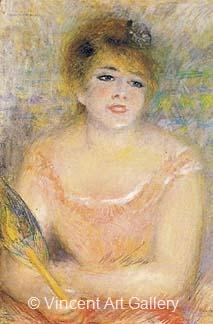 Jeanne Samary by Pierre-Auguste  Renoir