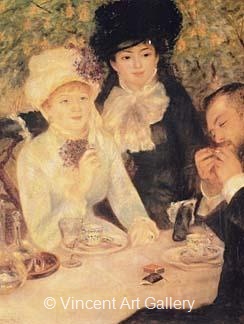 After the Meal by Pierre-Auguste  Renoir