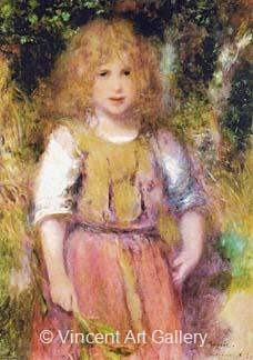 Gypsy Girl by Pierre-Auguste  Renoir