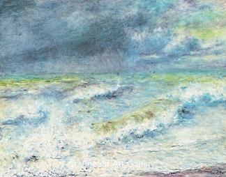 The Wave by Pierre-Auguste  Renoir